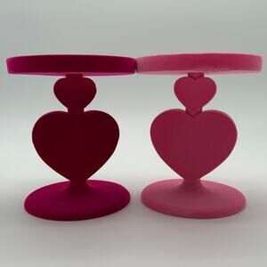 Bath and Body Works Heart Candle Holder Bundle Valentine's Day Rare